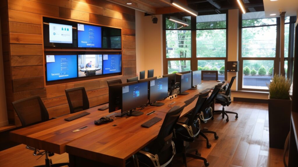 Future-Proofing Your AV Investments Without Chasing Every New Trend 1 modern-office-conference-room-with-large-screens