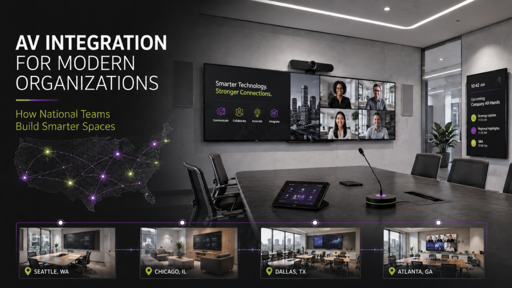 How AV Integration Helps National Teams Build Smarter Spaces