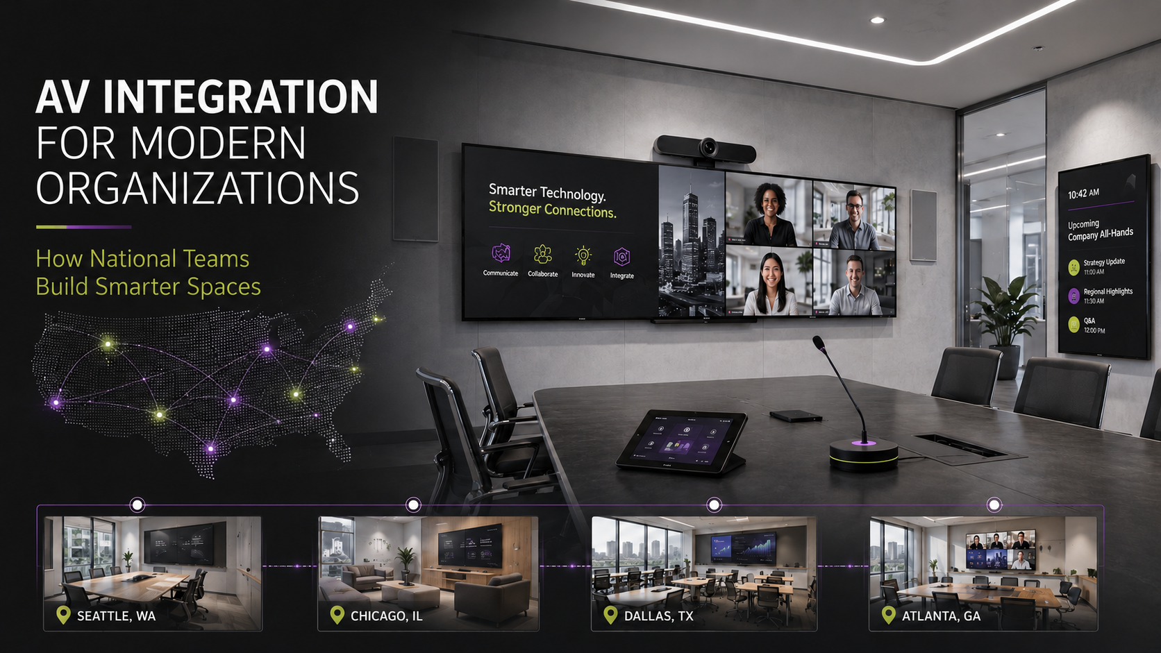 How AV Integration Helps National Teams Build Smarter Spaces